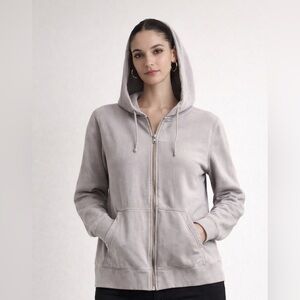 H&M Gray Zip-Up Hoodie
